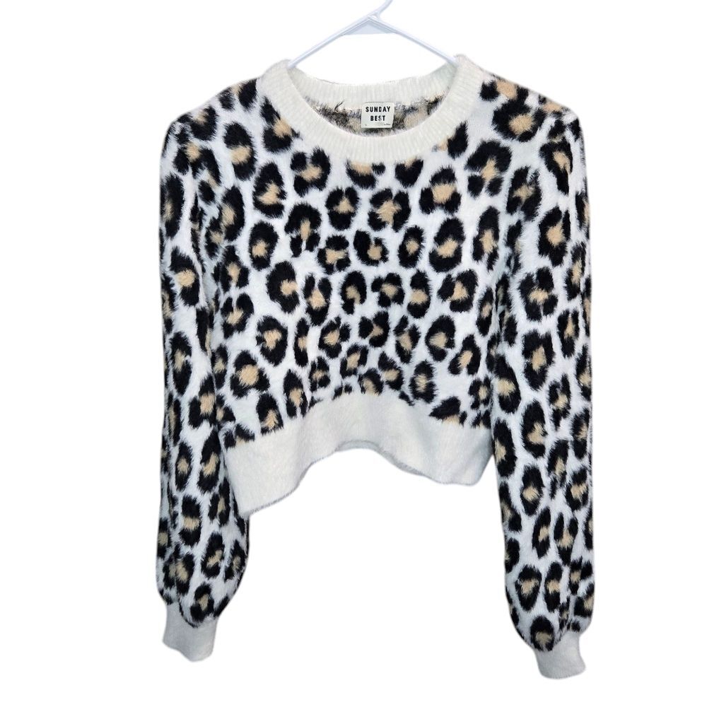 Sunday Best Leopard Print Sweater
